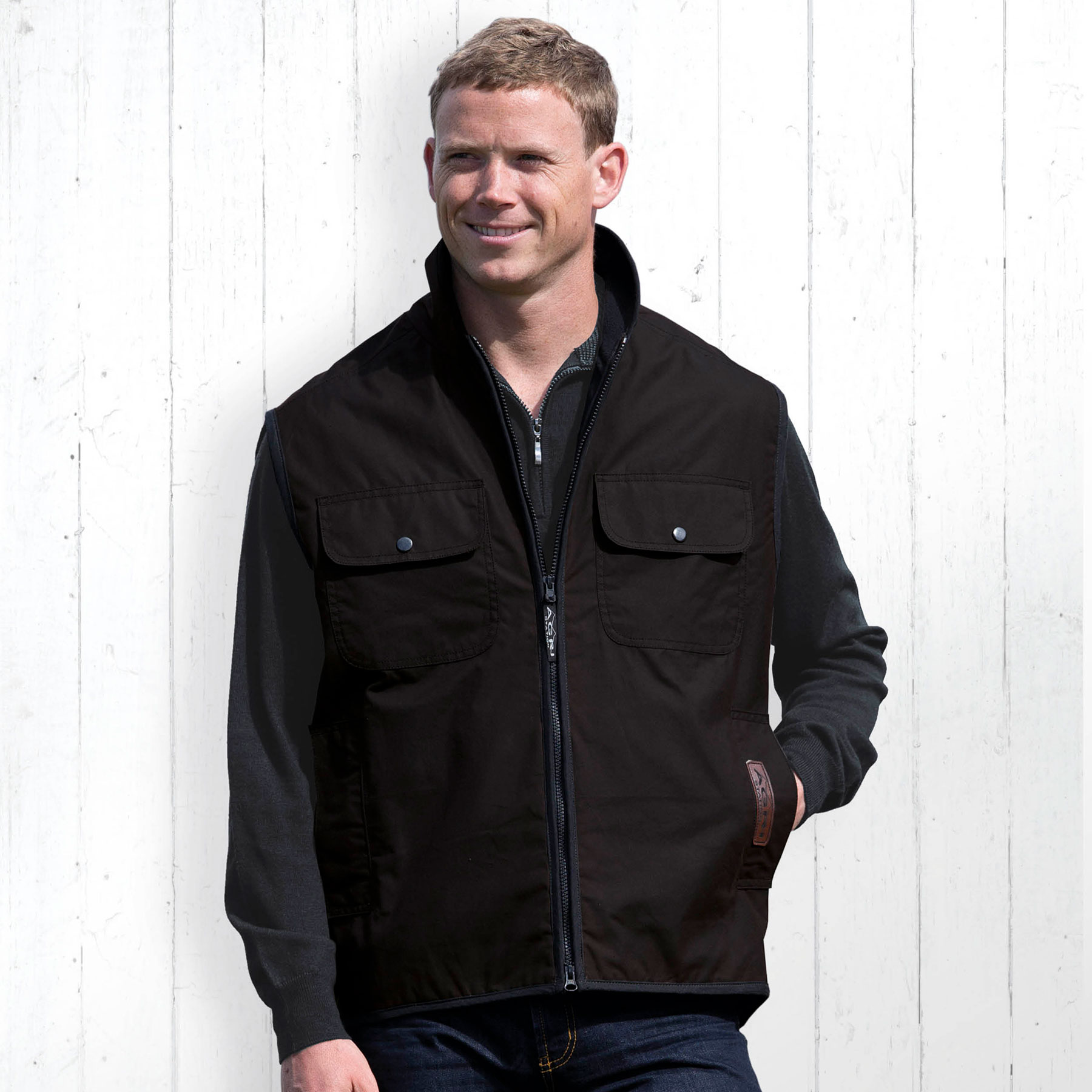 Agri Station Ranger Oilskin Vest $135.00