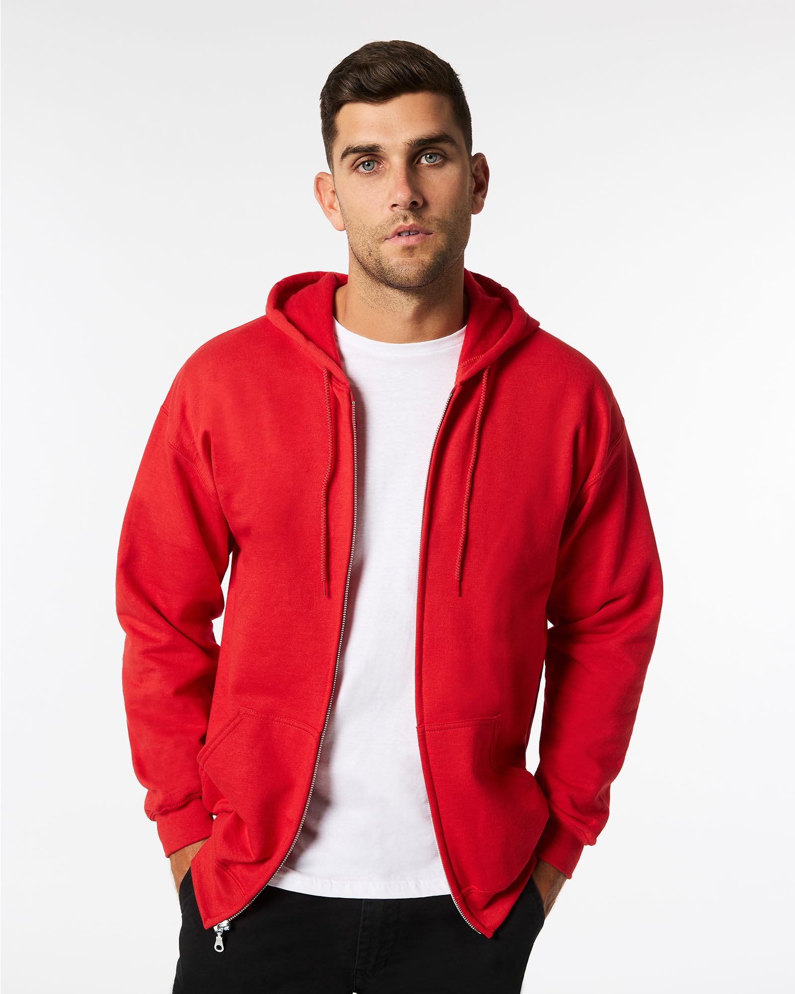 18600 ADULT ZIP HOODED SWEAT