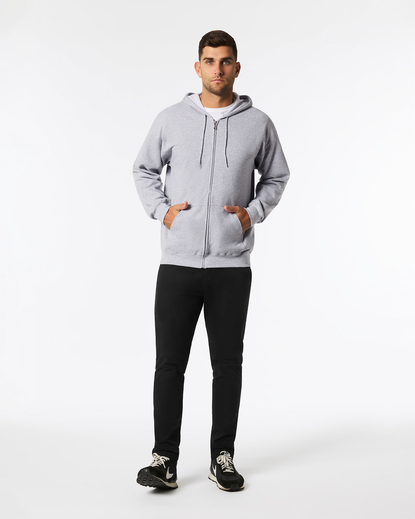 18600 ADULT ZIP HOODED SWEAT