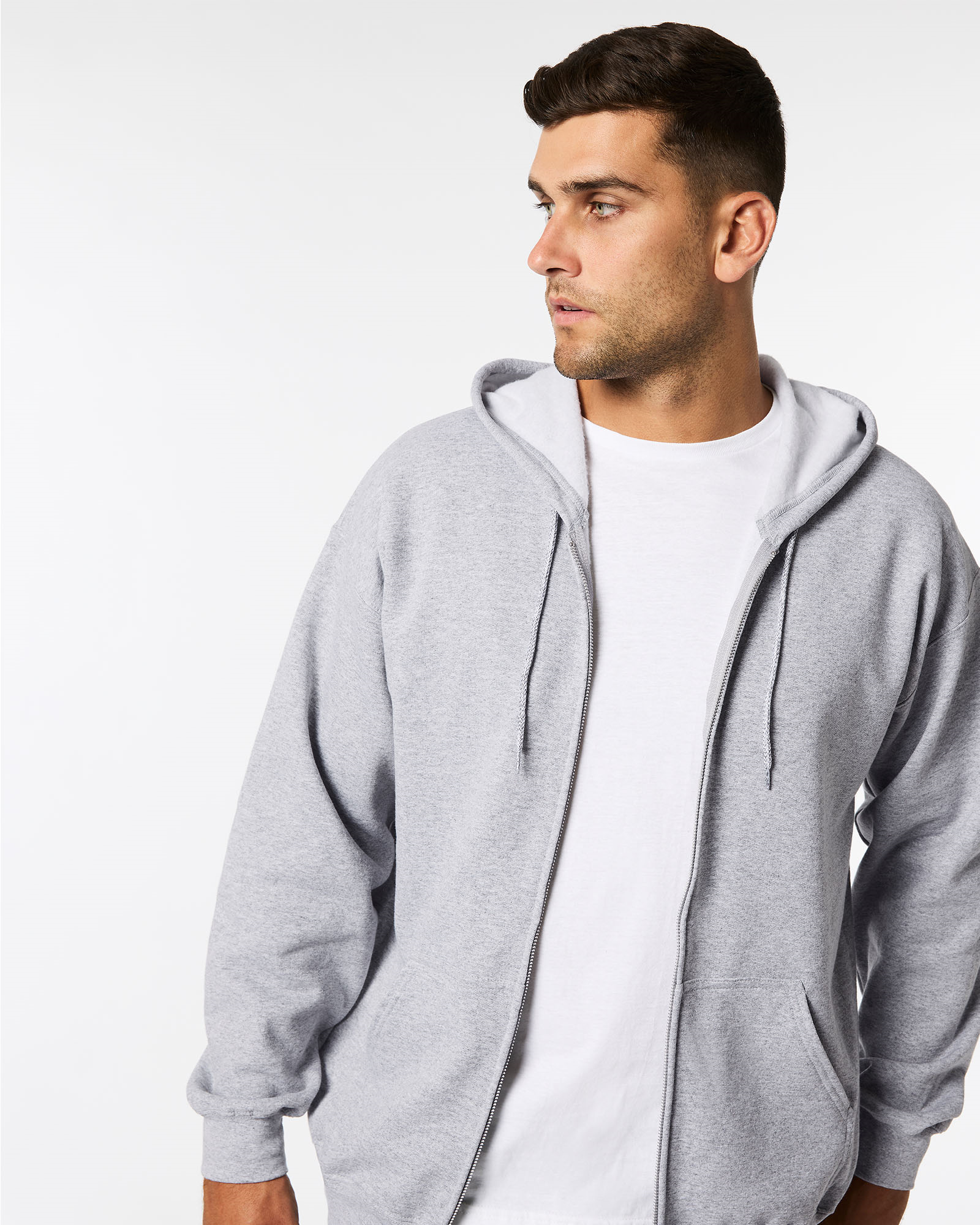 18600 ADULT ZIP HOODED SWEAT