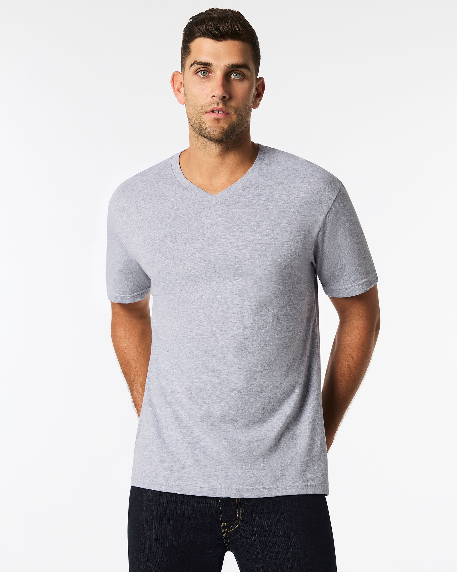 64V00 SOFT STYLE ADULT V NECK