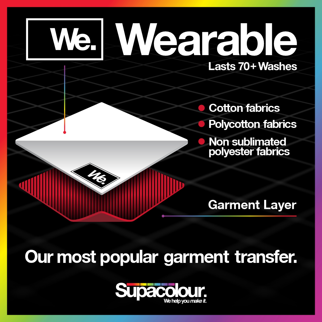 Supacolour Wearable Transfer Prints