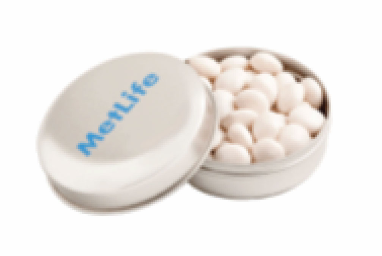 Candle Tin filled with Mints 50g
