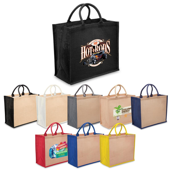 Eco Jute Tote with wide gusset