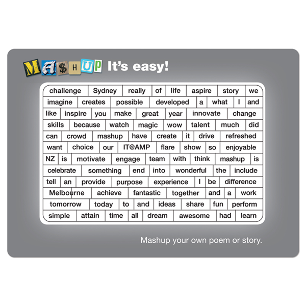 150 x 210mm Poetry Fridge Magnet