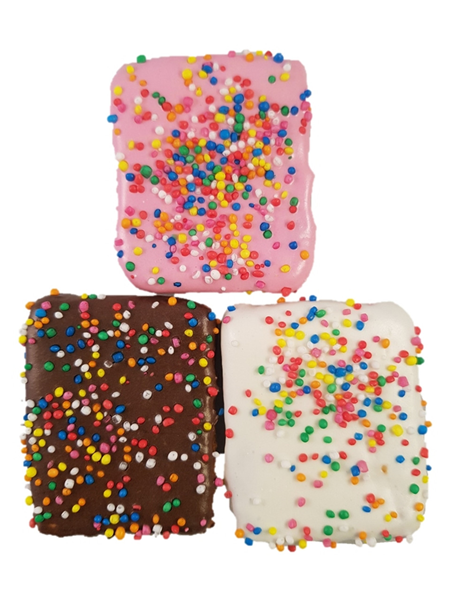 FAIRY BREAD - DOG COOKIE TREATS 1pce - Individually Wrapped