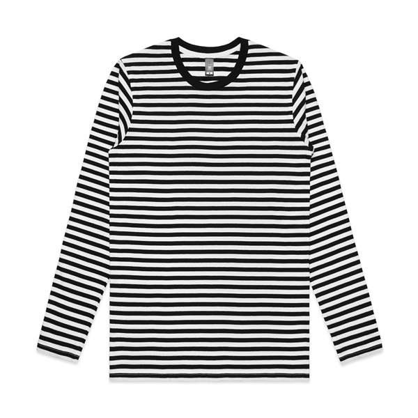 Mens Match Stripe L/S Tee