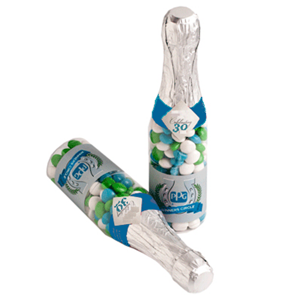Champagne Bottle filled with Chewy Fruits 220g