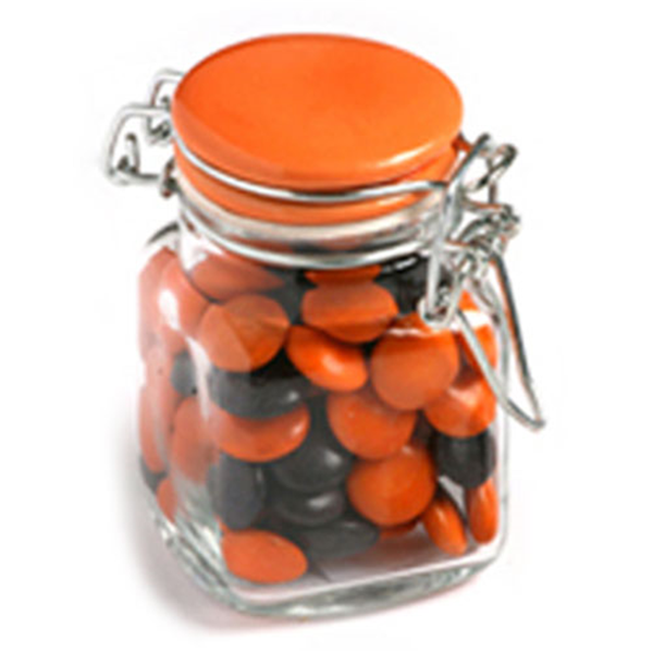 Glass Clip Lock Jar with Choc Beans 80g