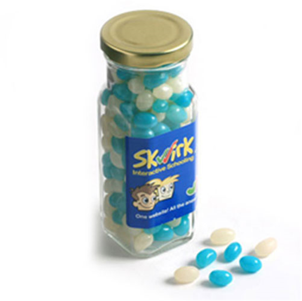 Glass Tall Jar with Jelly Beans 220g