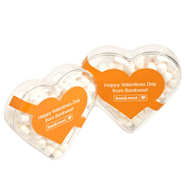 Acrylic Heart With Mints 50g