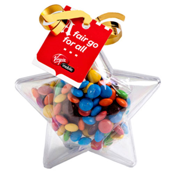 Acrylic Star with M&Ms 50g