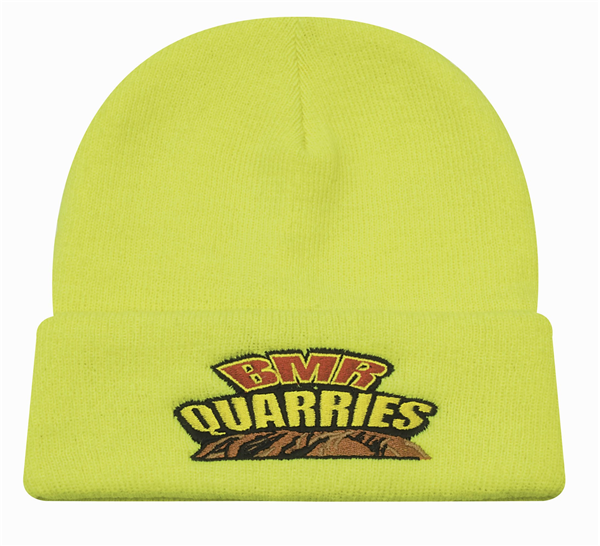 Hi-Vis knitted acrylic beanie