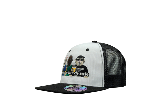 6Pnl Mesh Back Cap W/Flat Peak