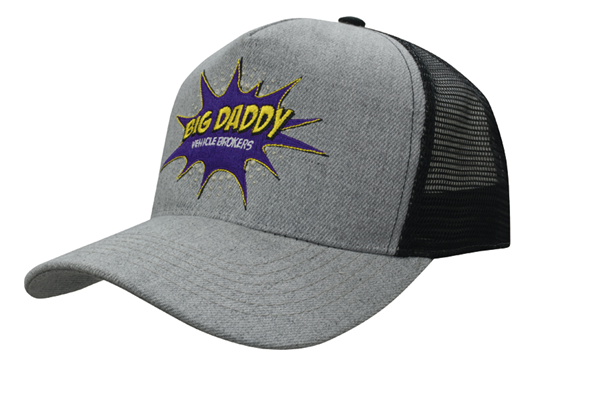 5Pnl Grey Marle W/Mesh Back