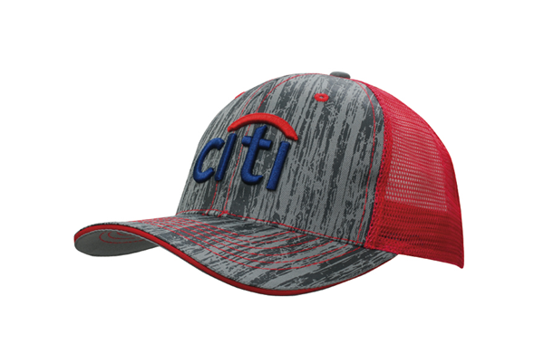 6Pnl Woodprint Poly Twill Mesh
