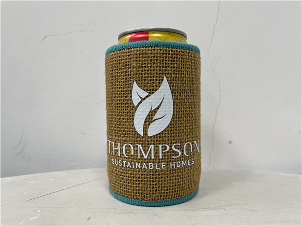 Hessian Stubby Cooler Holder
