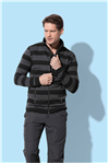 Men%27s Active Striped Fleece Jacket