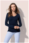Women%27s Claire V-neck Long Sleeve