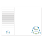 210 x 297mm Whiteboard Fridge Magnet with Notepad
