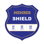100 x 93mm Shield Shaped Magnet