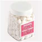 Square Plastic Jar with Mints 180g
