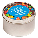 Small Round Window Tin with M&Ms 140g