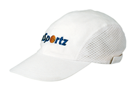 Cotton sports cap - mesh sides
