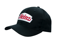 6Pnl Brushed Cotton Twill Cap