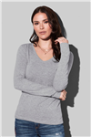 Women%27s Claire V-neck Long Sleeve